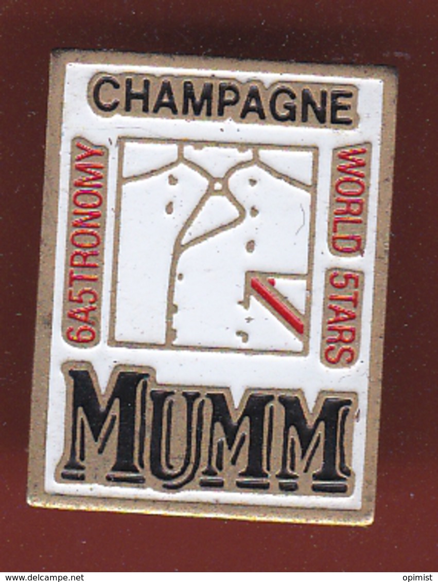 59498-Pin's.Champagne Mumm. - Boissons