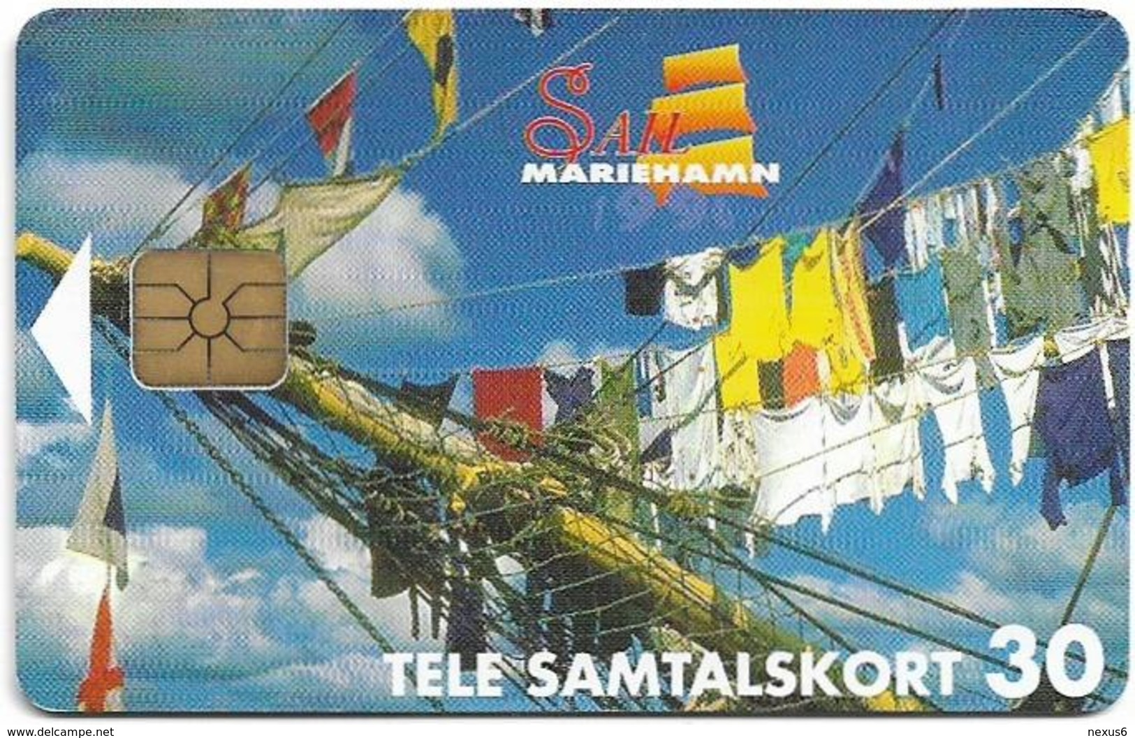 Aland - Åland Post - Sail Mariehamn 1996 - Chip TH01 - 05.1996, 30Mk, 8.000ex, Mint (check Photos!) - Aland