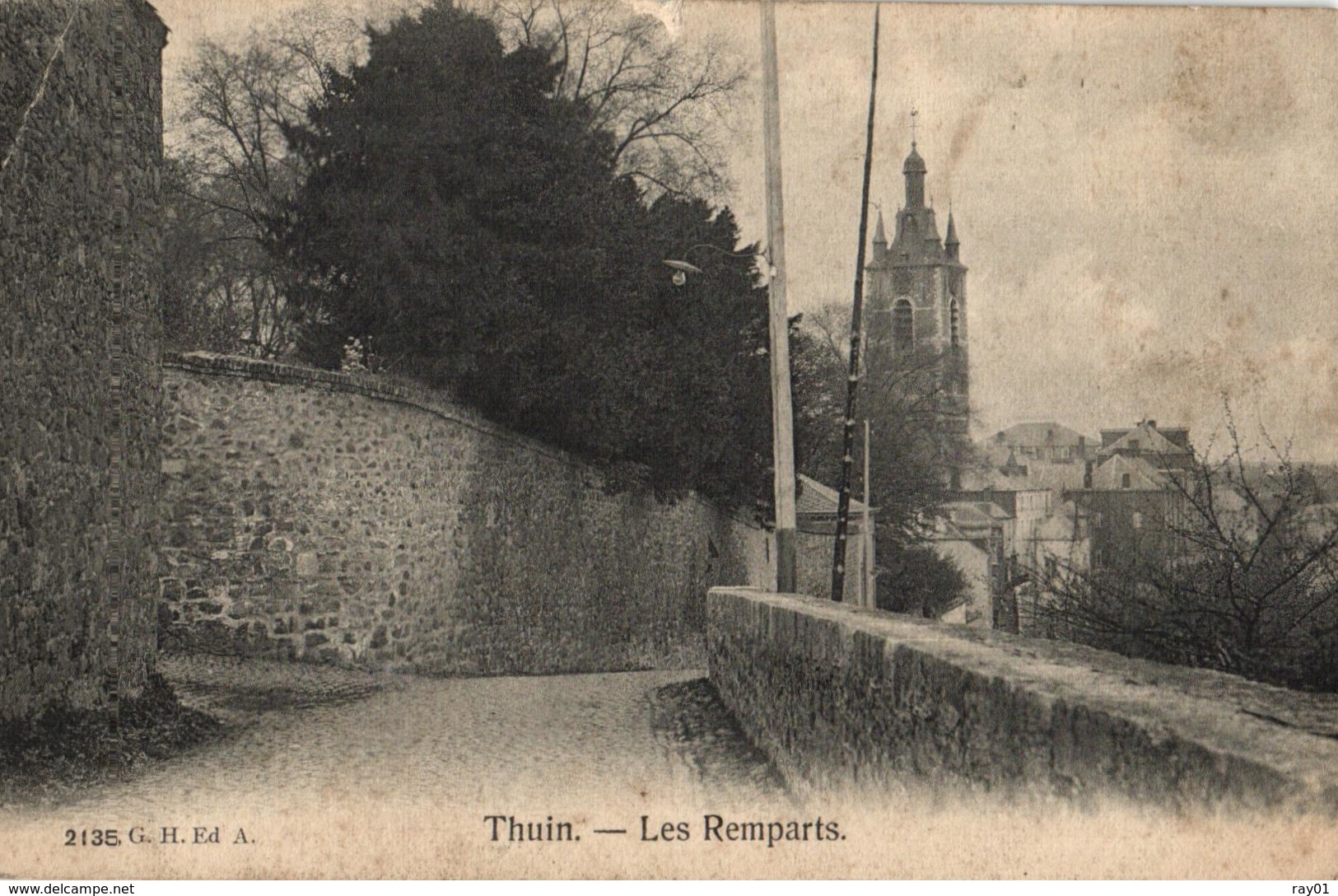 BELGIQUE - HAINAUT - THUIN - Les Remparts. - Thuin