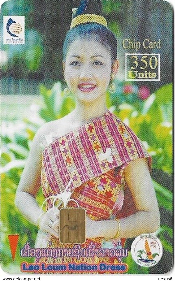Laos - LTC - Women With Costumes - Lao Loum, 06.1999, 350Units, 40.000ex, Used - Laos