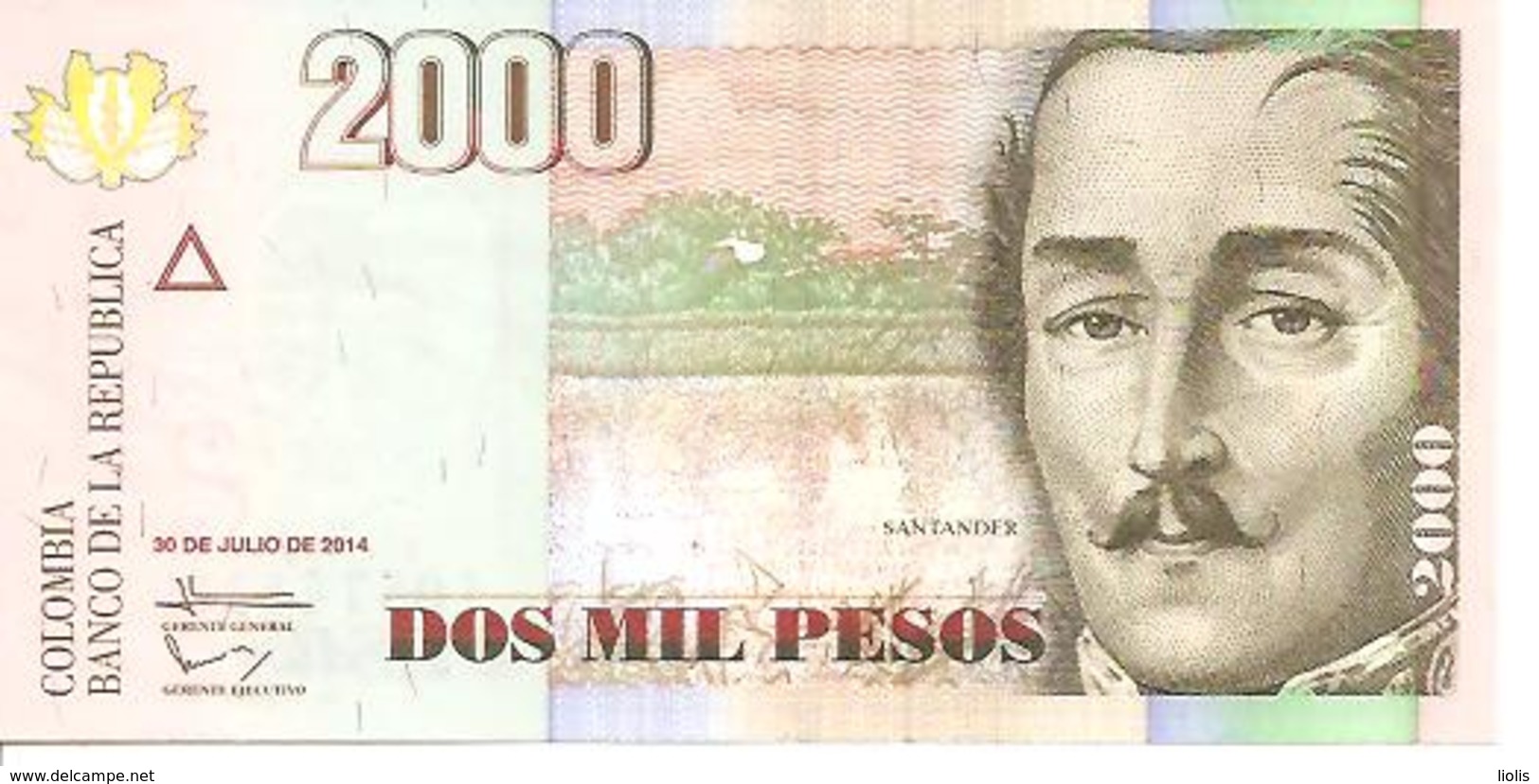 Colombia 2000 Pesos 2014 UNC - Colombia