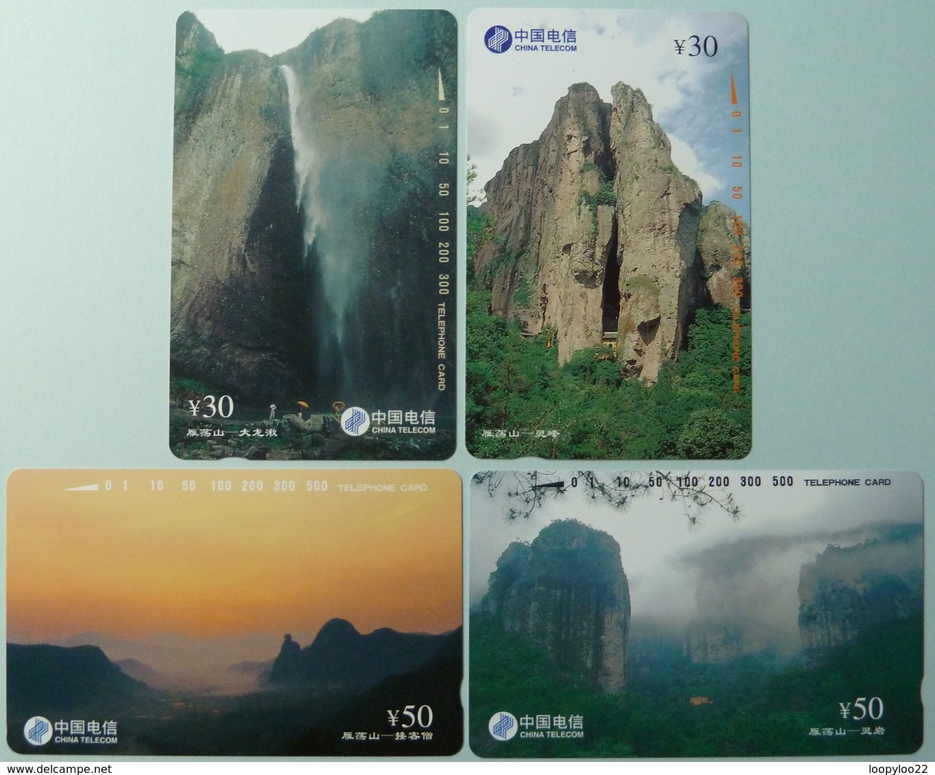 CHINA - Tamura - CNT - China Telecom - CNT 54 - Set Of 4 - Mint - Cina