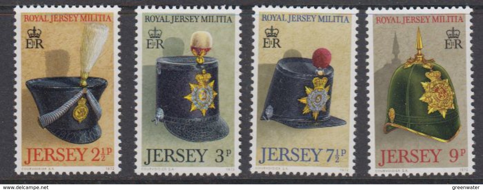 Jersey 1972 Royal Militia / Helmets 4v  ** Mnh (44009) - Jersey