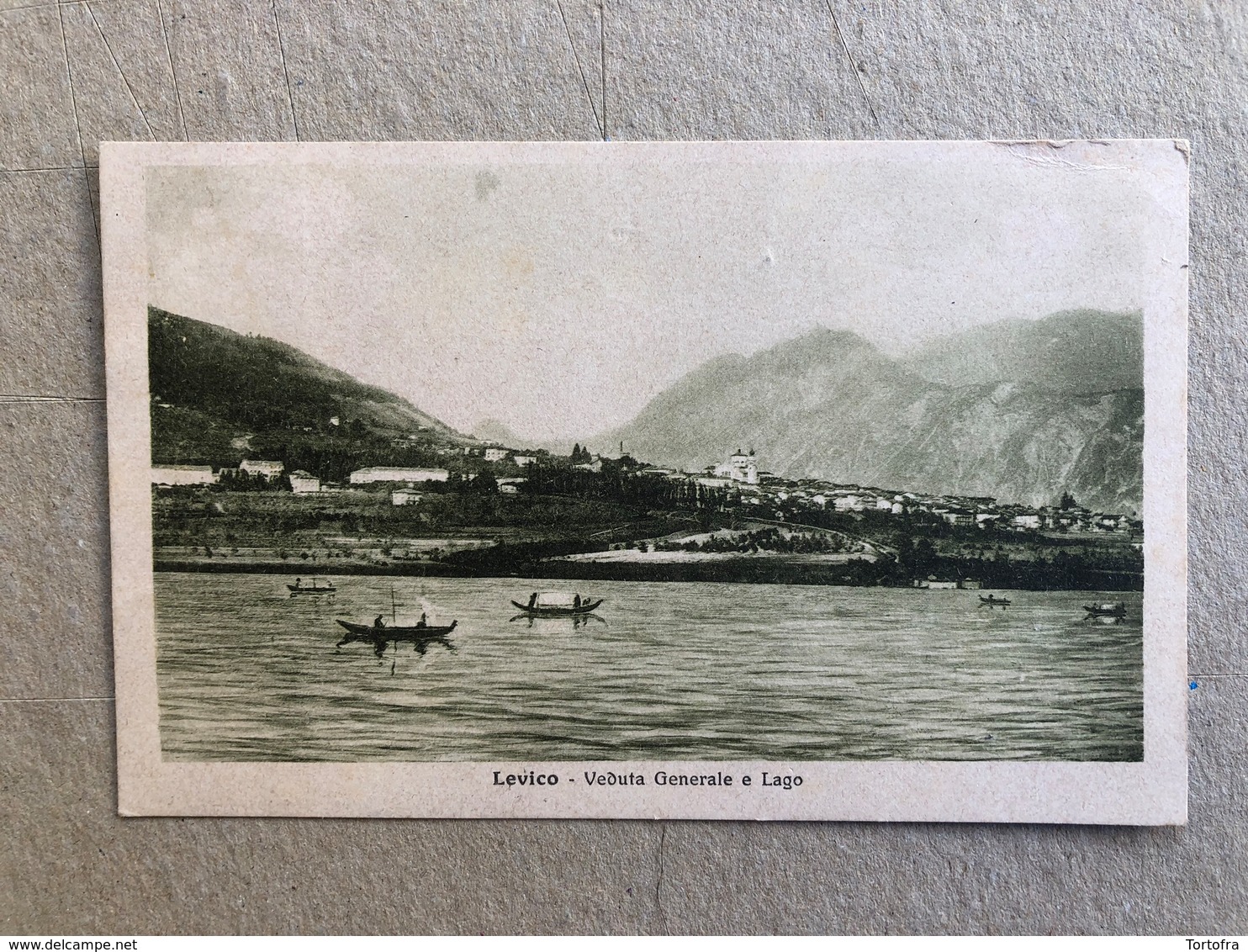 LEVICO VEDUTA GENERALE DEL LAGO  1915 - Trento