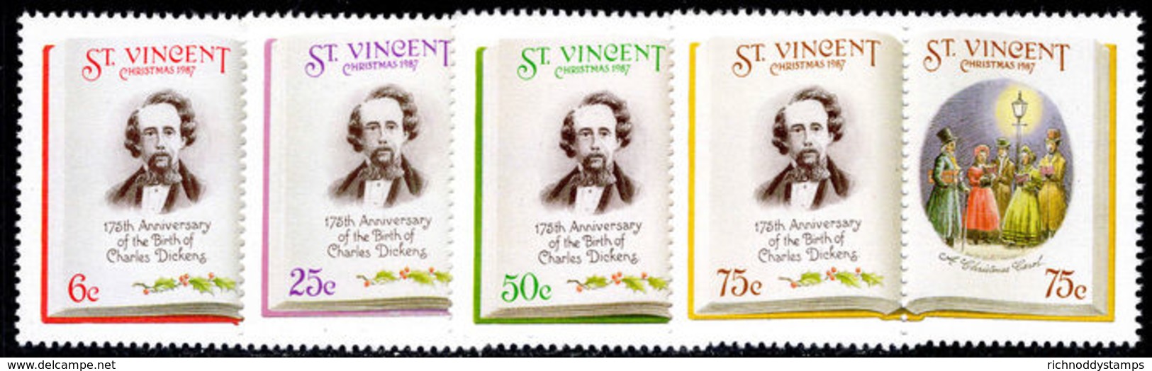 St Vincent 1987 Charles Dickens Unmounted Mint. - St.Vincent (1979-...)