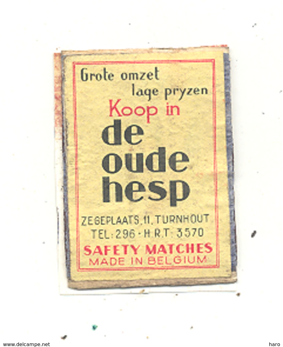 Façade De Boîte D'allumettes Publicitaire - "Koop In DE OUDE HESP " TURNHOUT (rmt) - Boites D'allumettes - Etiquettes