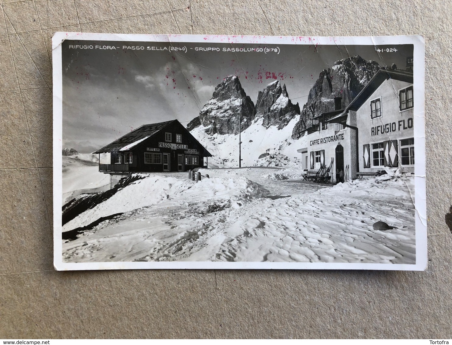 RIFUGIO FLORA PASSO SELLA  GRUPPO SASSOLUNGO  1935 - Trento