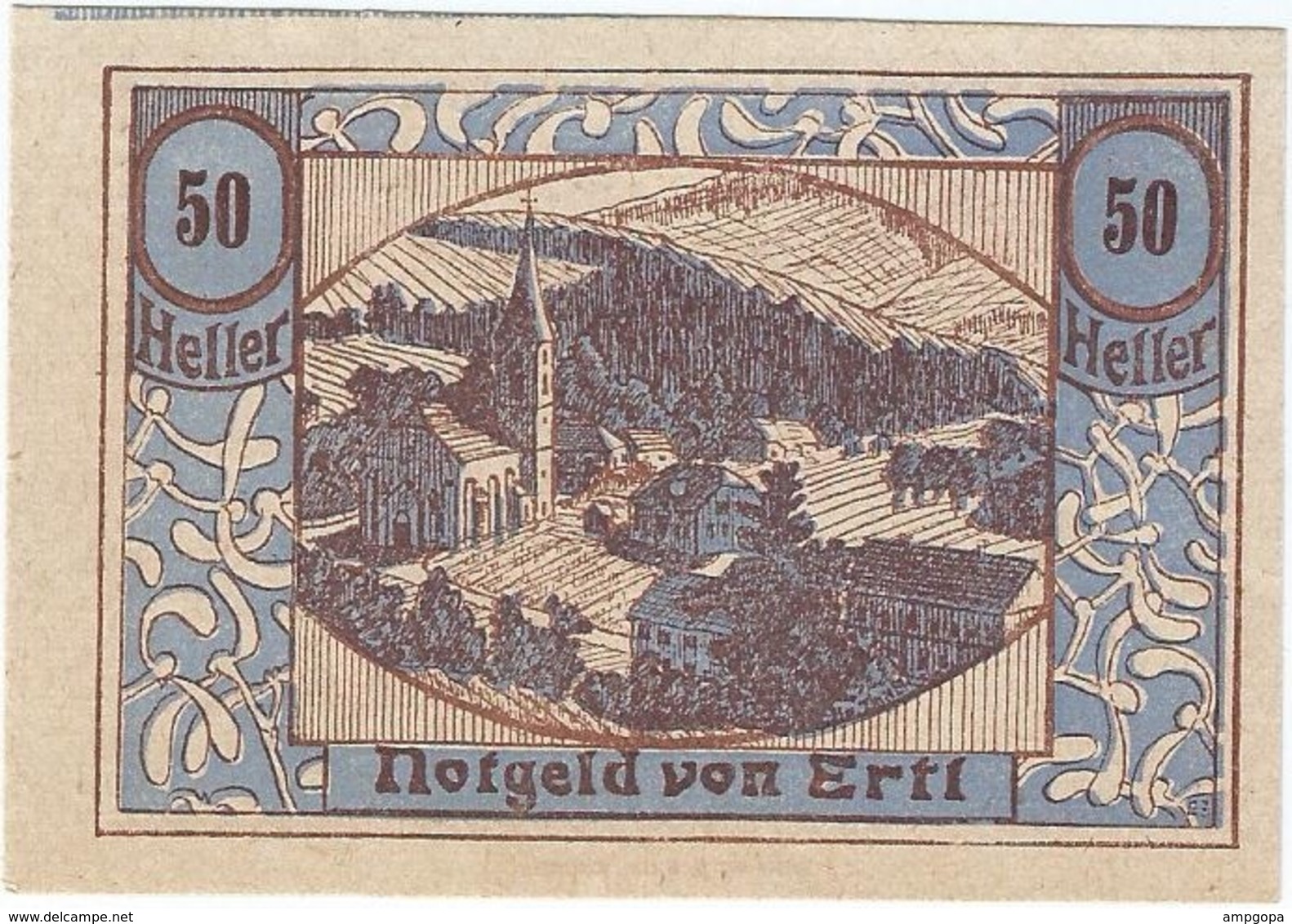 Austria (NOTGELD) 50 Heller Ertl 30-12-1920 Kon 185 D.30 UNC Ref 3538-1 - Austria