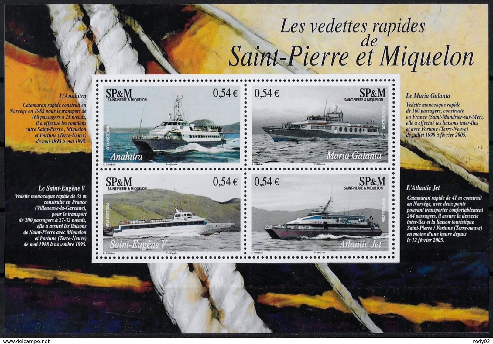 SAINT-PIERRE ET MIQUELON - BF 11 - NEUF** - Blocks & Sheetlets