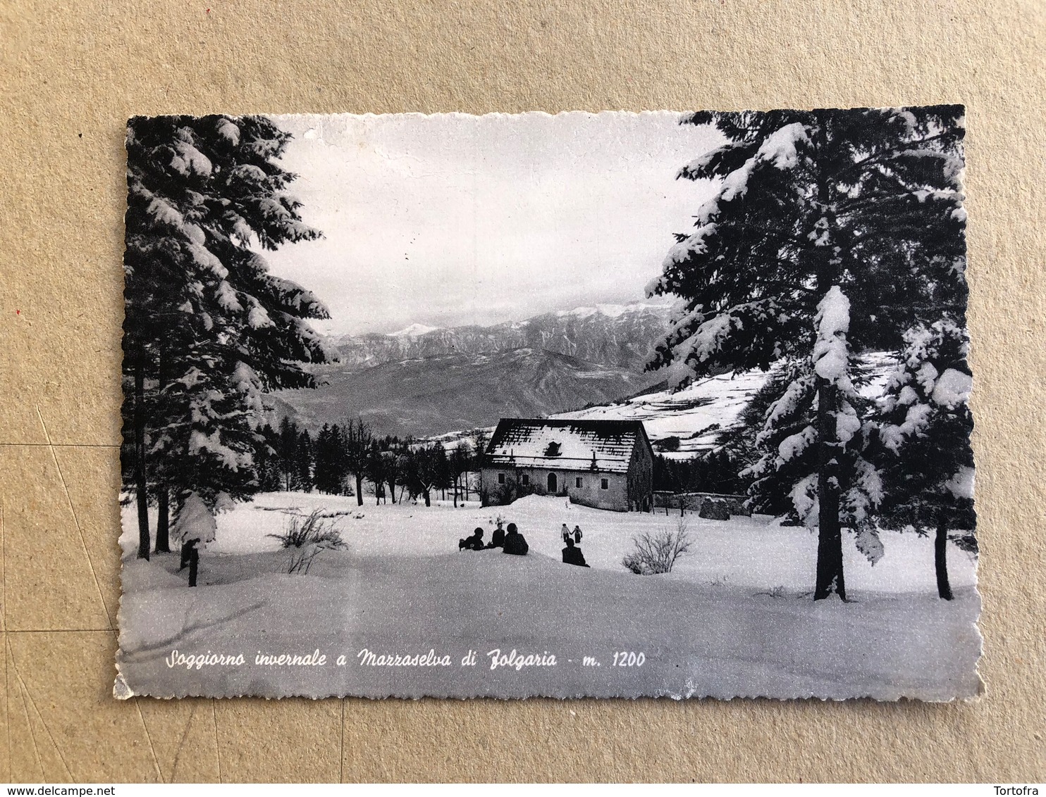 SOGGIORNO INVERNALE A MAZZASELVA DI FOLGARIA  1961 - Trento