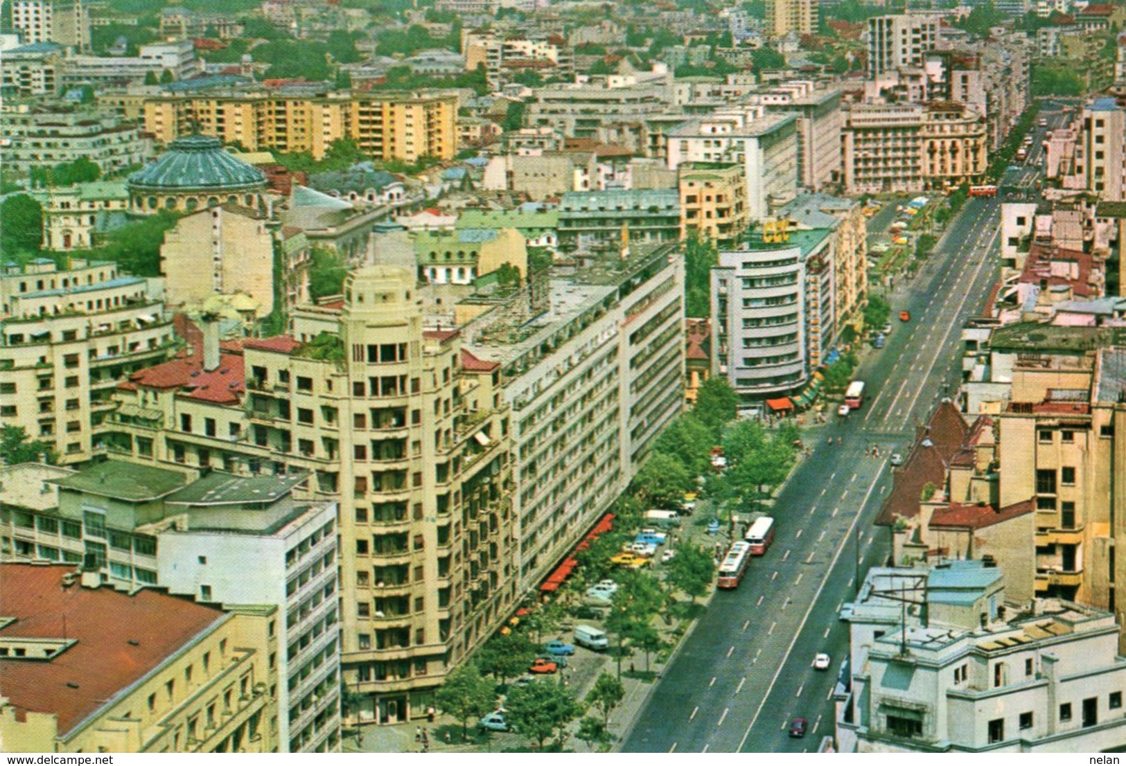 BUCURESTI-1974- VIAGGIATA     FG - Romania