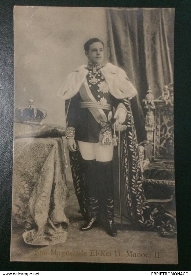 Don Manuel II, Re Di Portogallo, Cartolina - Other & Unclassified