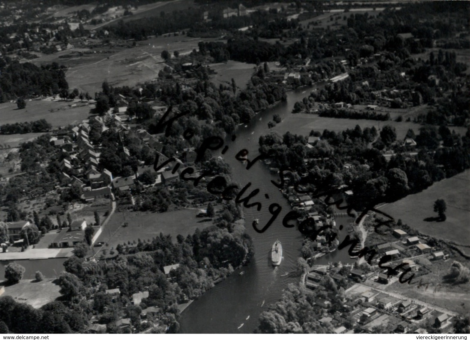 ! RAHNSDORF , Berlin ,  Seltenes Luftbild  1938, Nr. 36512, PLZ: 12589, Format 18 X 13 Cm - Autres & Non Classés