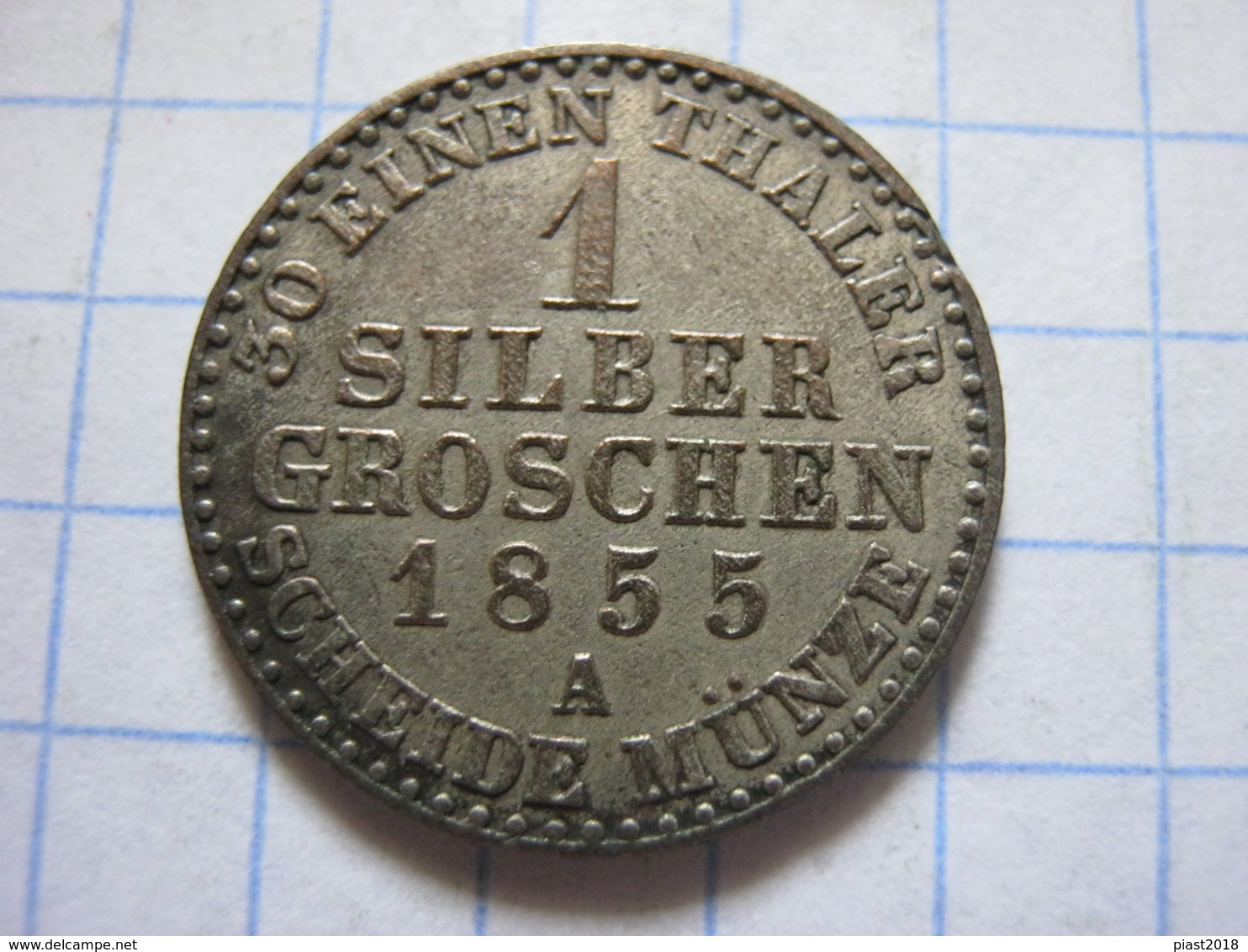 Prussia 1 Silbergroschen 1855 (A) - Piccole Monete & Altre Suddivisioni