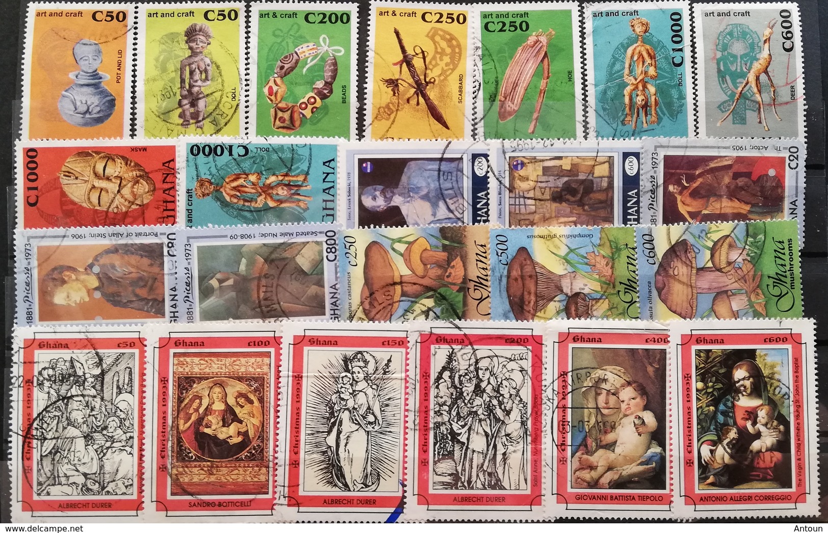 Ghana Mixed LOT USED  Postage Fee To Be Added On All Items - Ghana (1957-...)