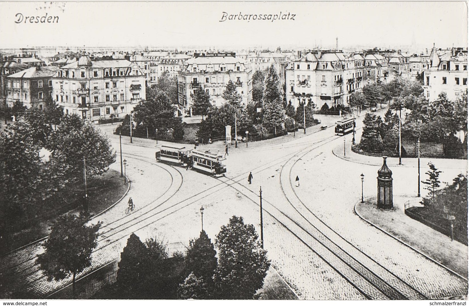 Repro Foto Dresden Striesen Barbarossaplatz Augsburger Straße Markgraf Heinrich Rosa Menzer Straße Hüblerstraße - Sonstige & Ohne Zuordnung