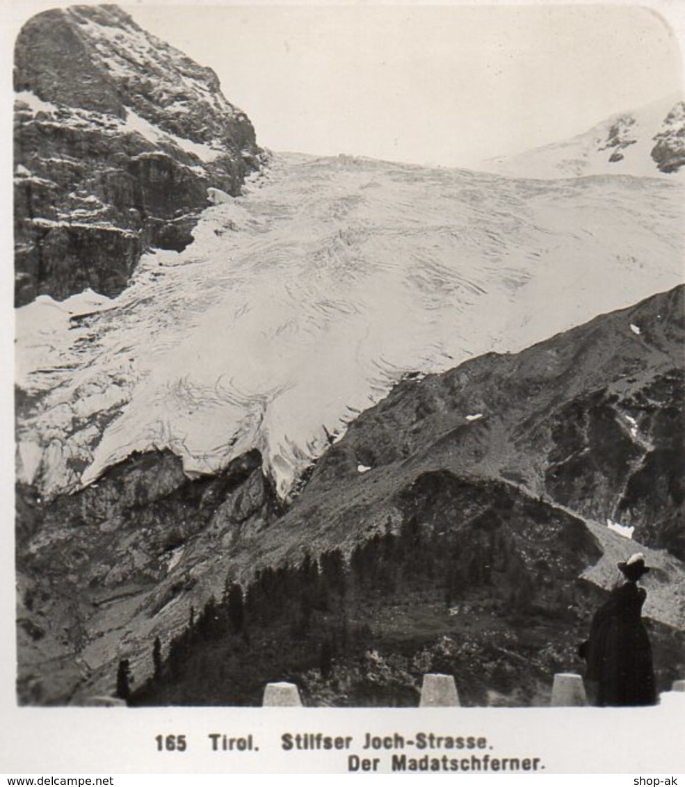 AK-2478/ Stilfser Joch Der Madatschferner , Gletscher  NPG Stereofoto  Ca. 1905 - Stereoscopic