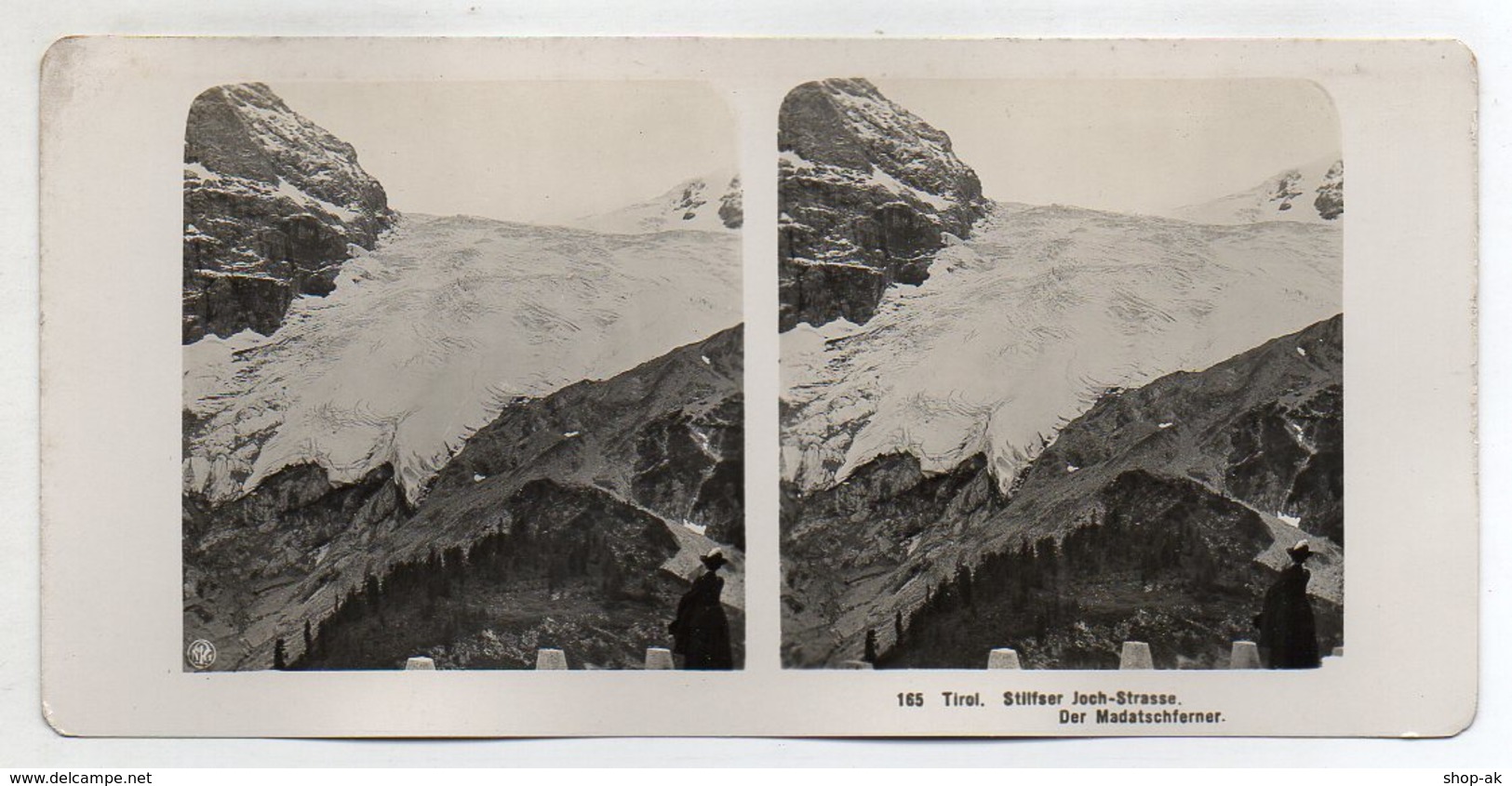 AK-2478/ Stilfser Joch Der Madatschferner , Gletscher  NPG Stereofoto  Ca. 1905 - Stereo-Photographie