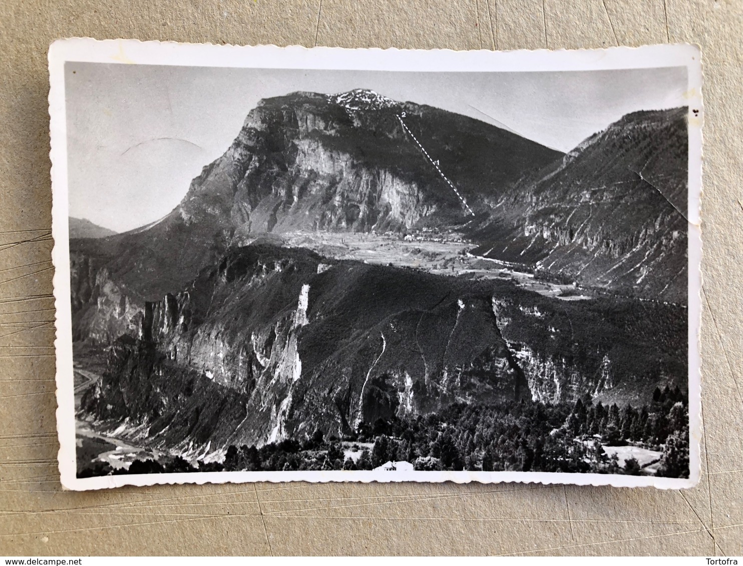 FAI CON LA PAGANELLA E LA FUNIVIA DEL MONTE DI MEZZOCORONA  1957 - Trento