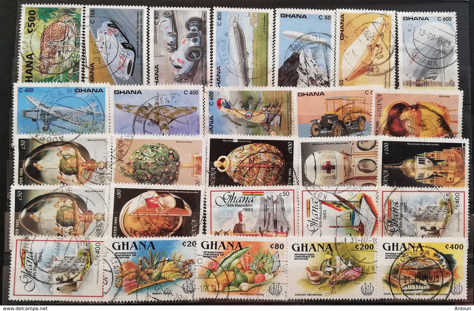 Ghana Mixed LOT USED  Postage Fee To Be Added On All Items - Ghana (1957-...)