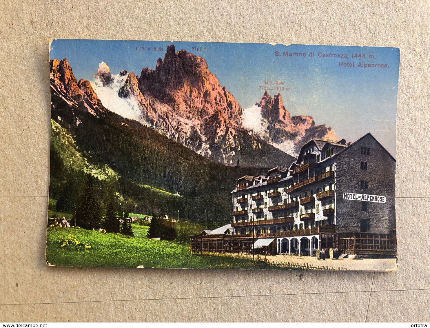 S. MARTINO DI CASTROZZA HOTEL ALPENROSE 1923 - Trento