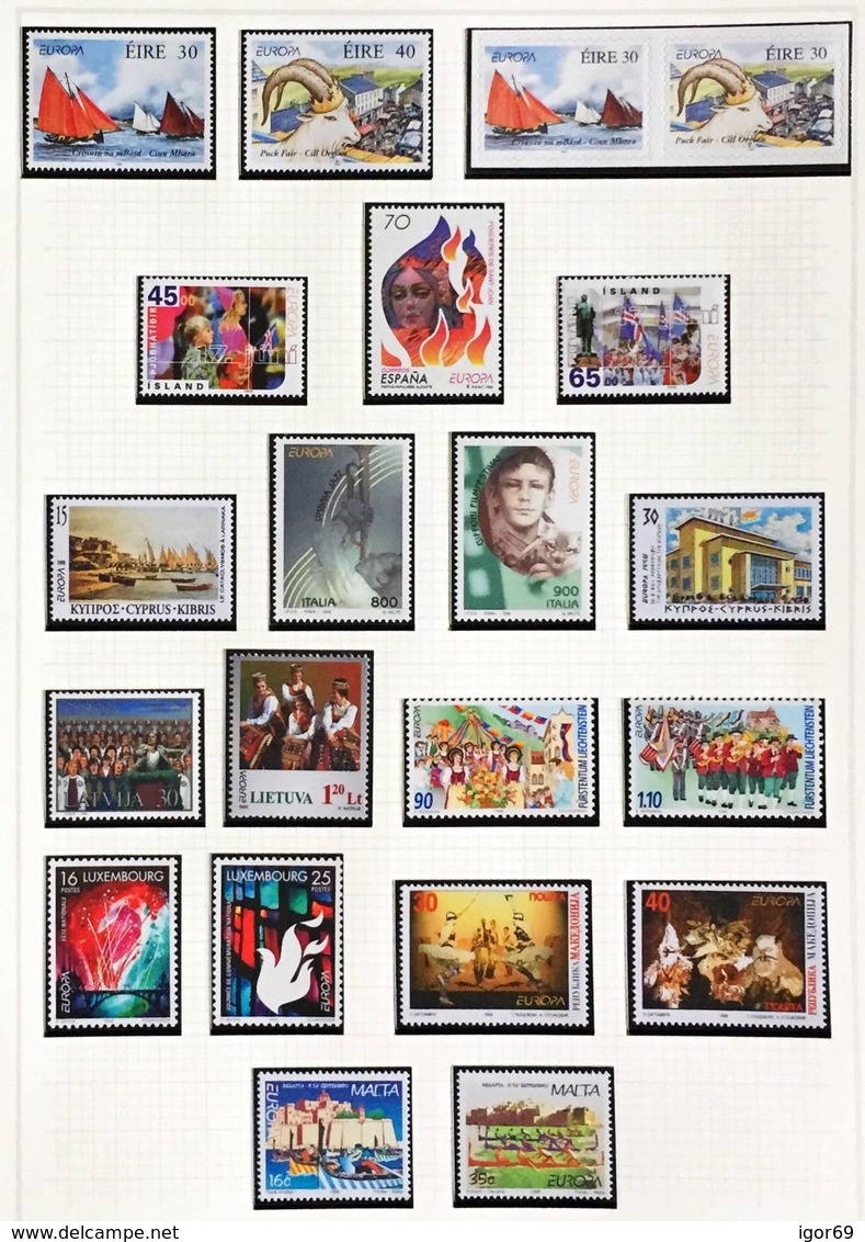 1998 Europa-CEPT  Festivals And National Celebrations Complete Year Set With Blocks - 1998