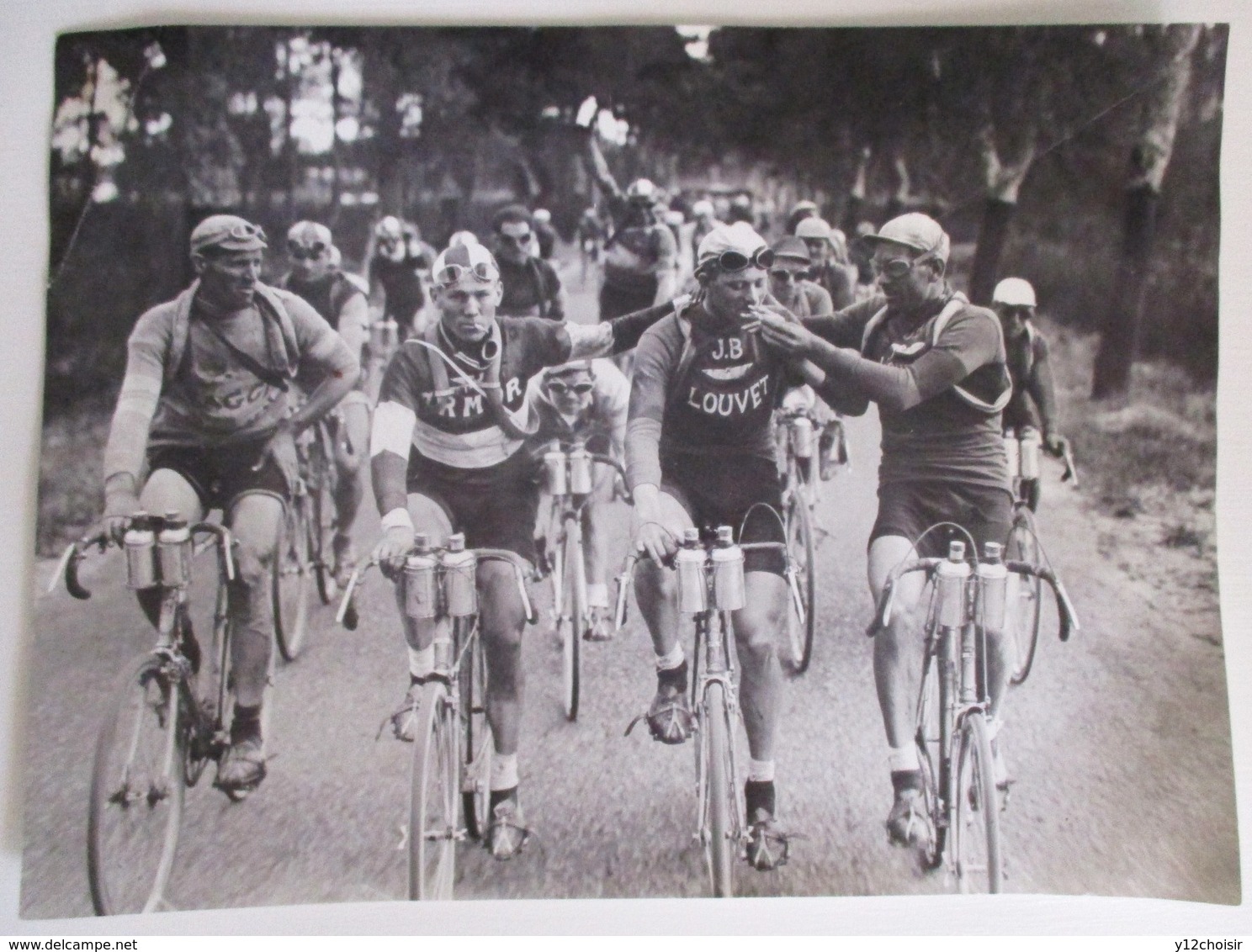 DUNKERQUE - PARIS 17 JUILLET 1927 TOUR DE FRANCE CYCLISME GUSTAVE VAN SLEMBROUCK DONNE DU FEU A GELDHOF PRESSE SPORTS - Cyclisme