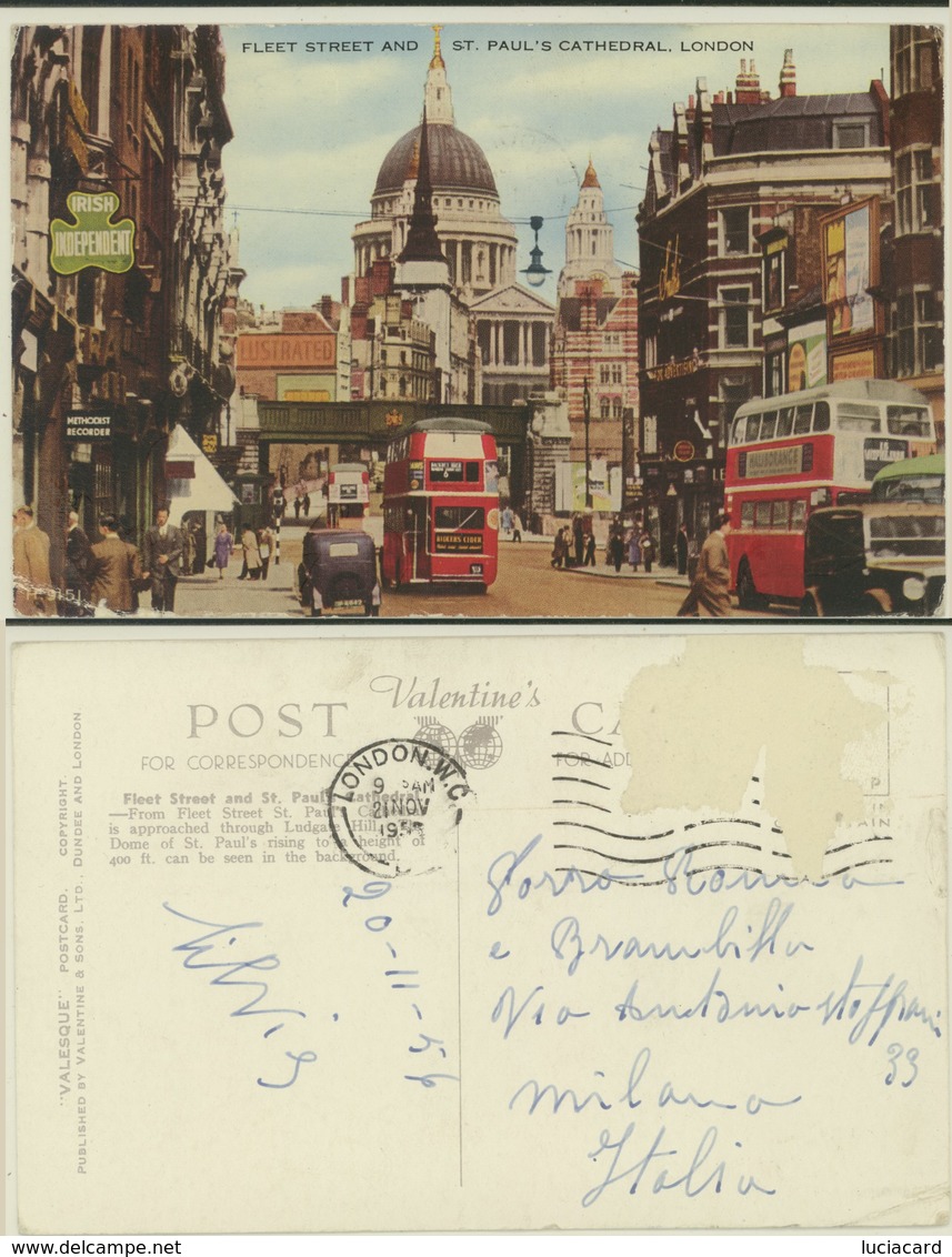 LONDON -FLEET STREET AND ST. PAUL'S CATHEDRAL - St. Paul's Cathedral