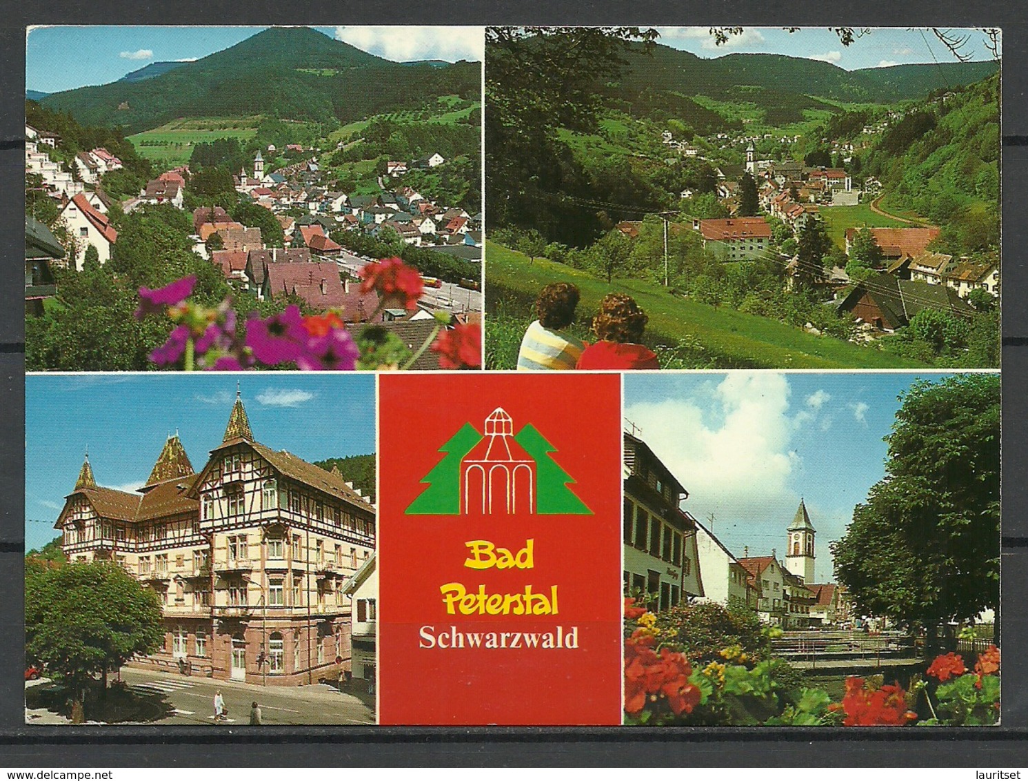 Deutschland BAD PETERSTAL Schwarzwald (gesendet 1992, Mit Briefmarke) - Bad Peterstal-Griesbach