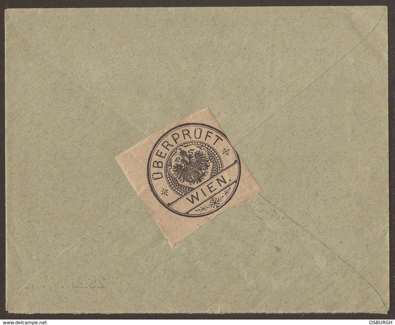 AUSTRIA. 1918. CENSORED COVER TO DENMARK. BRIEFMARKENHANDLUNGEN - Covers & Documents