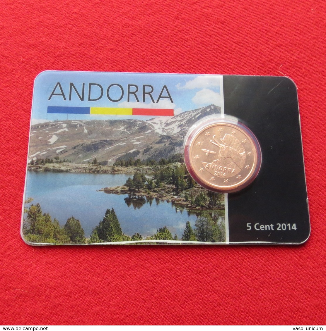 Andorra Blister 5 Cents 2014 Unc - Andorra