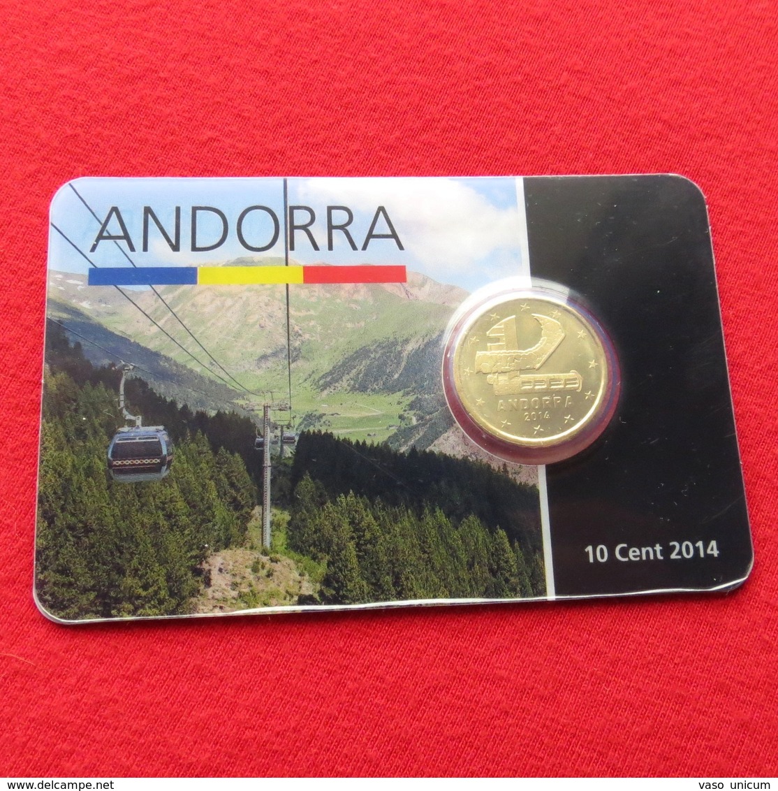 Andorra Blister 10 Cents 2014 Unc - Andorra