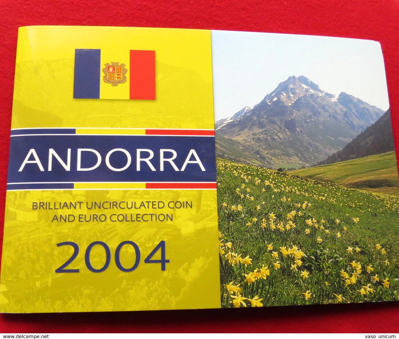 Andorra Set 2004 3x 1 2  2x 5 10 Cents 1  + 1 Euro Folder - Andorra