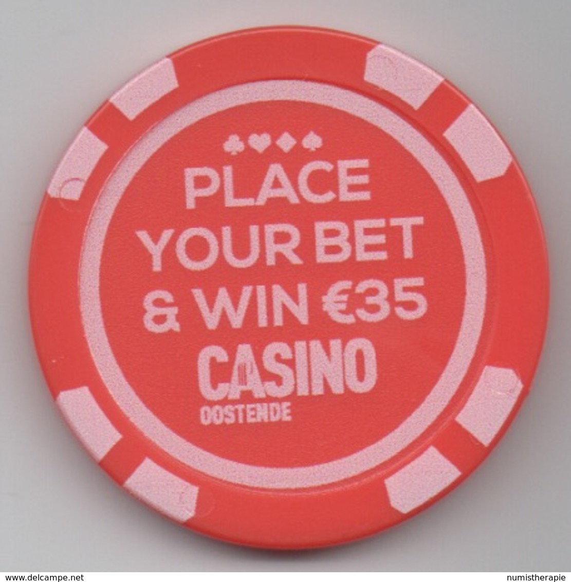 Jeton De Casino Oostende : Promo Jeton (Valeur 1€) - Casino
