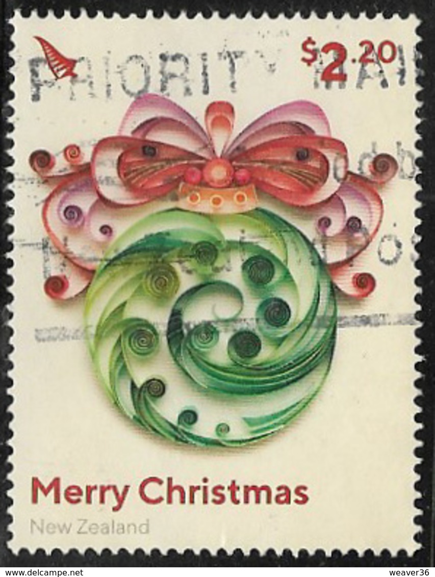 New Zealand 2017 Christmas $2.20 Sheet Stamp Good/fine Used [40/32592/ND] - Used Stamps