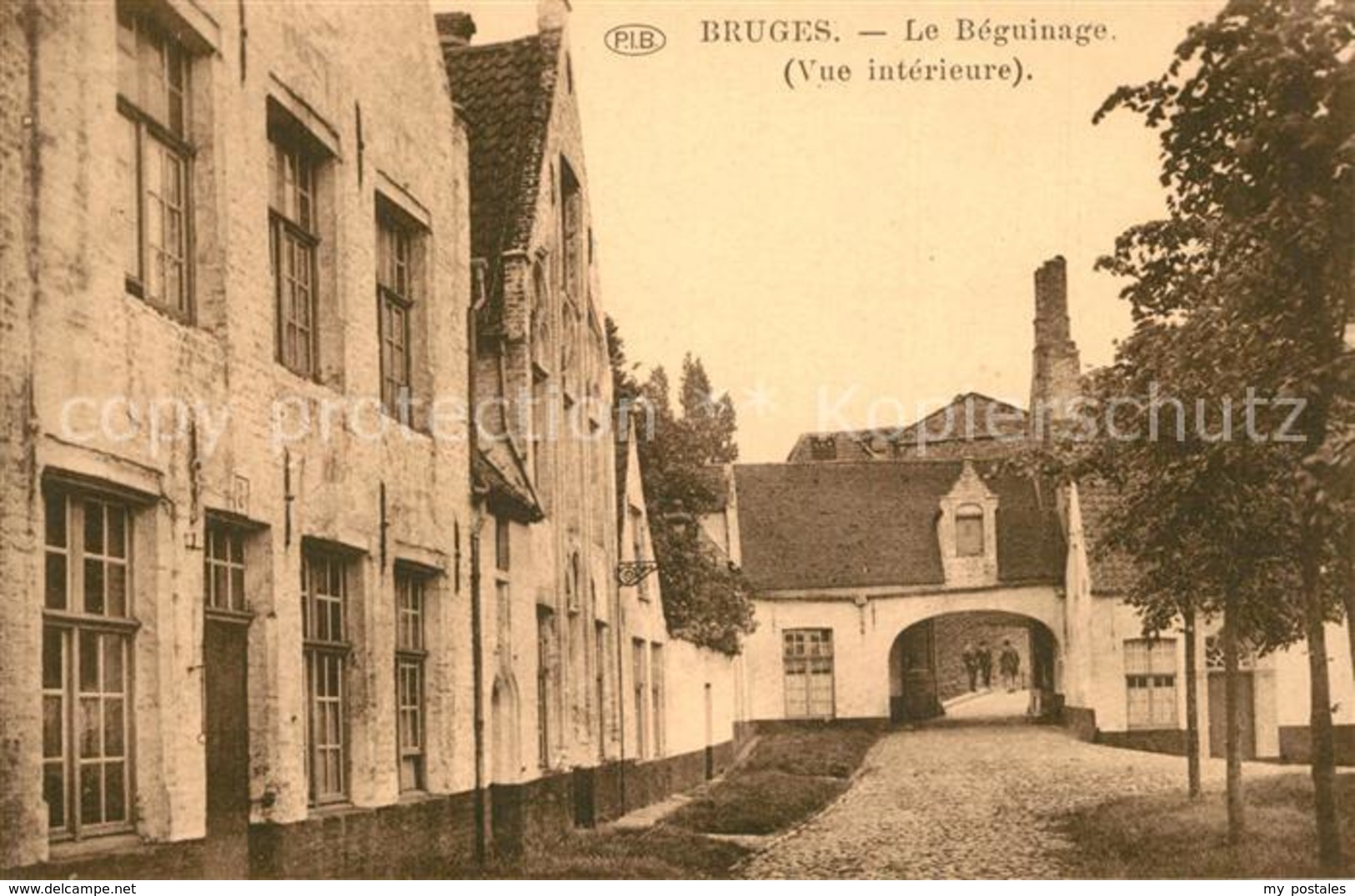 73513696 Bruges_Flandre Le Béguinage Vue Intérieure Bruges_Flandre - Autres & Non Classés