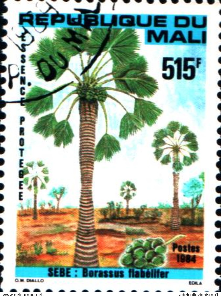 6404b) Mali Francobolli Alberi 1v  -USATO - Mali (1959-...)