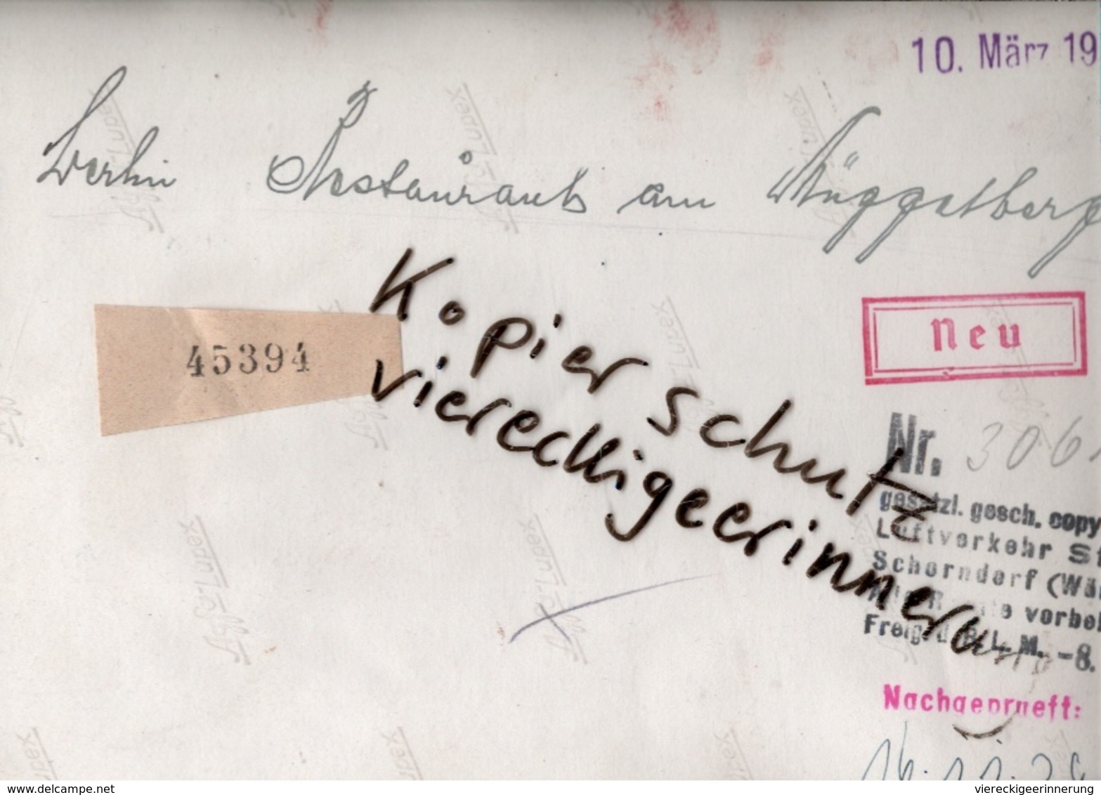 ! Müggelberge Restaurant Berlin Müggelsee, Seltenes Luftbild  1937, Nr. 30611, PLZ: 12589, Format 18 X 13 Cm - Mueggelsee