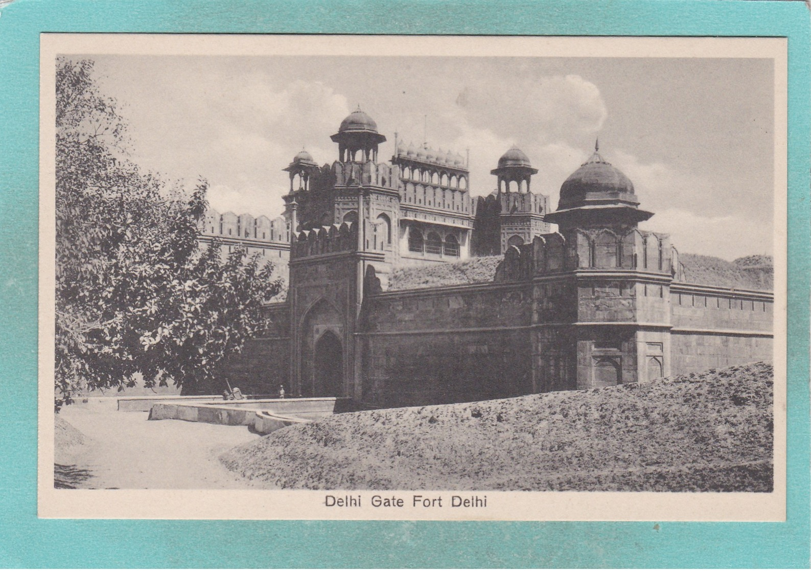 Small Old Postcard Of Delhi Gate Fort Delhi,Delhi, India,S1. - India