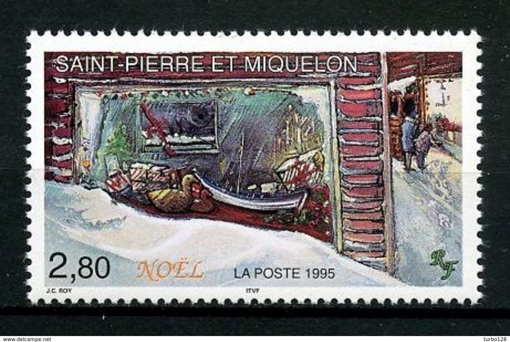 SPM MIQUELON 1995 N° 623 ** Neuf MNH Superbe  C 1.70 € Noël Christmas Bateaux Boats Ships Vitrine - Unused Stamps
