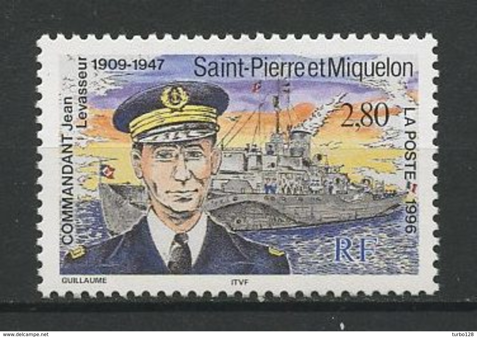 SPM MIQUELON 1996  N° 624 ** Neuf MNH Superbe  C 1.60 €  Jean Levasseur Bateaux Boats Ships Navire Transports - Unused Stamps