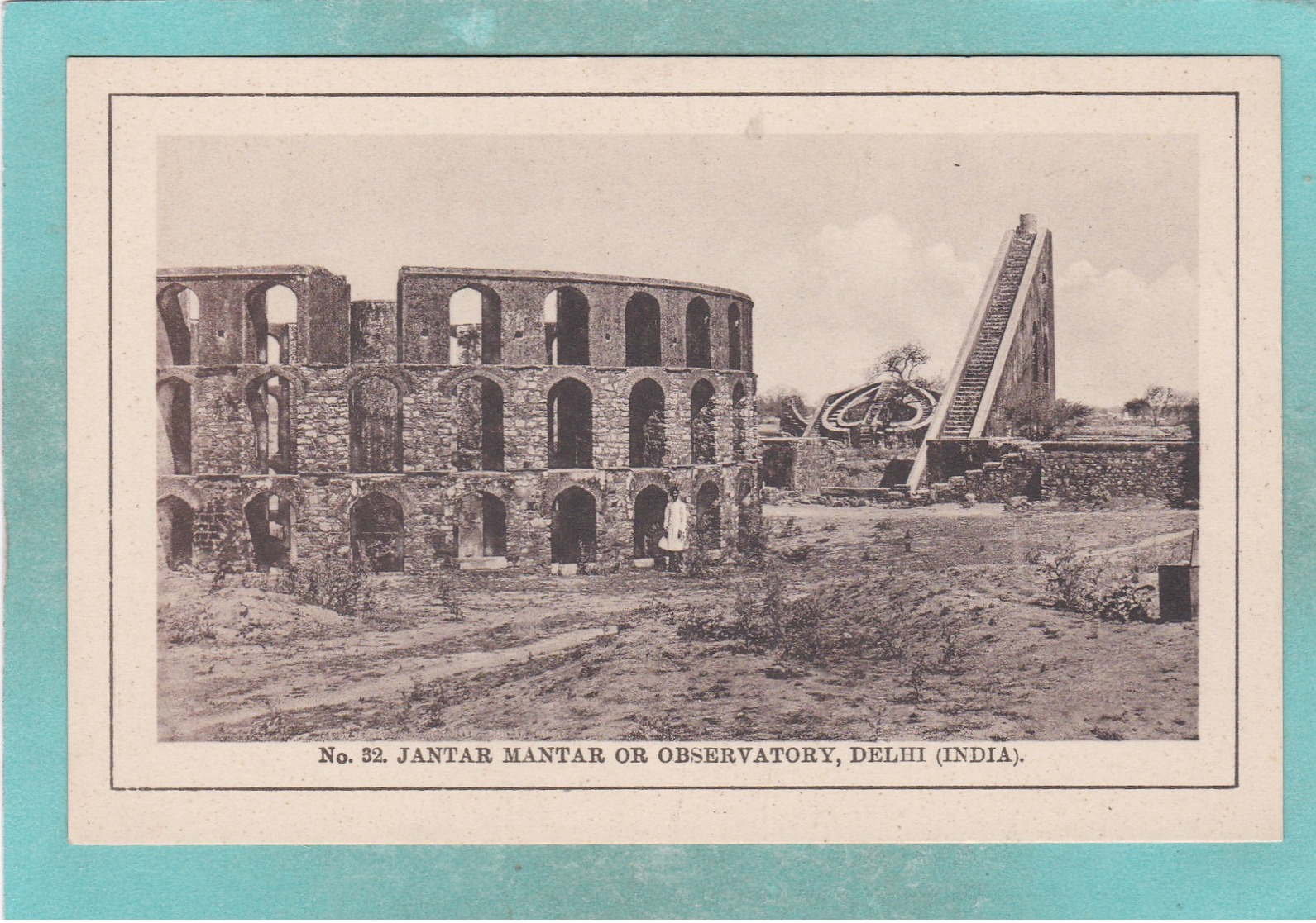 Small Old Postcard Of Jantar Mantar Or Observatory,Delhi, India,S6. - India
