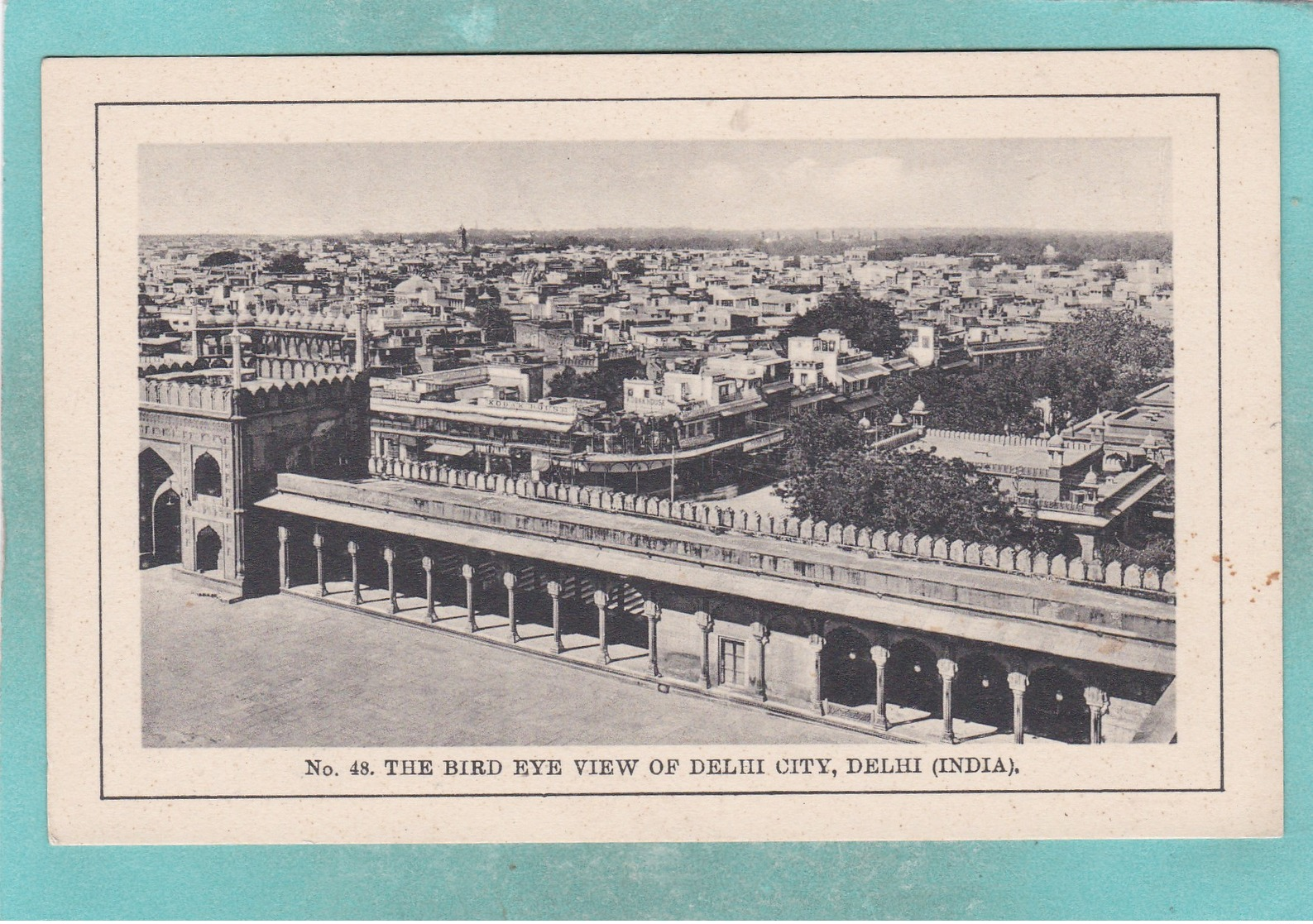 Small Old Postcard Of The City,Delhi, India,S6. - India