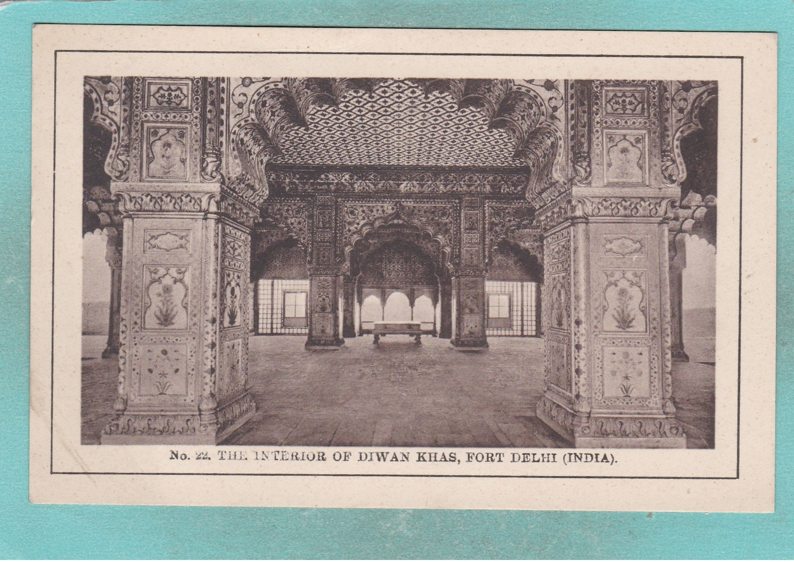 Small Old Postcard Of Diwan Khas,Fort Delhi,Delhi, India,S6. - India