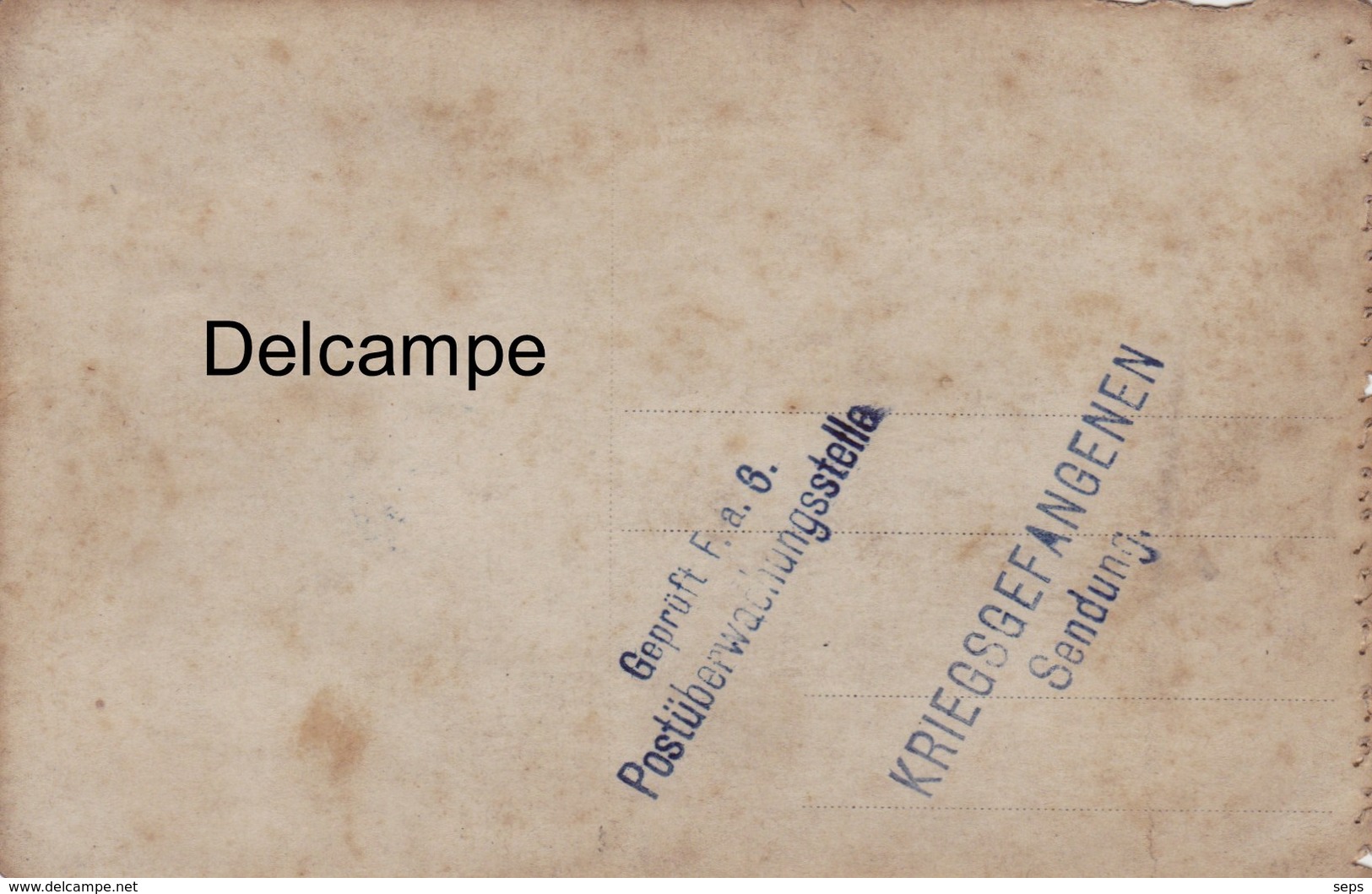 CP Photo : Envoyée à Un Prisonniers De Guerre - Camp De Hammelburg ( Bavière ) - 1915 - N° 3 - Krieg, Militär