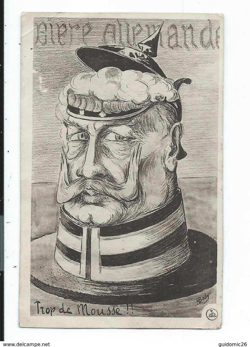 Carte Satirique Guillaume II - Patriotiques