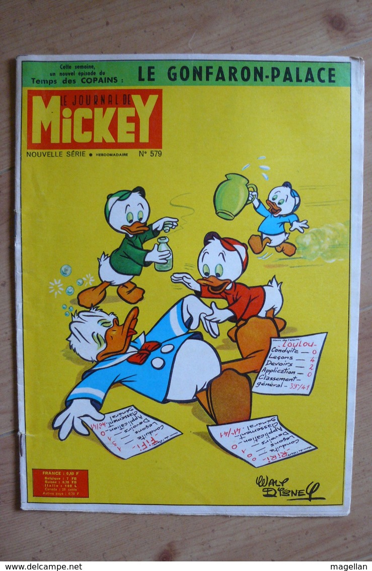 Le Journal De Mickey N° 579 - Année 1963 - Journal De Mickey