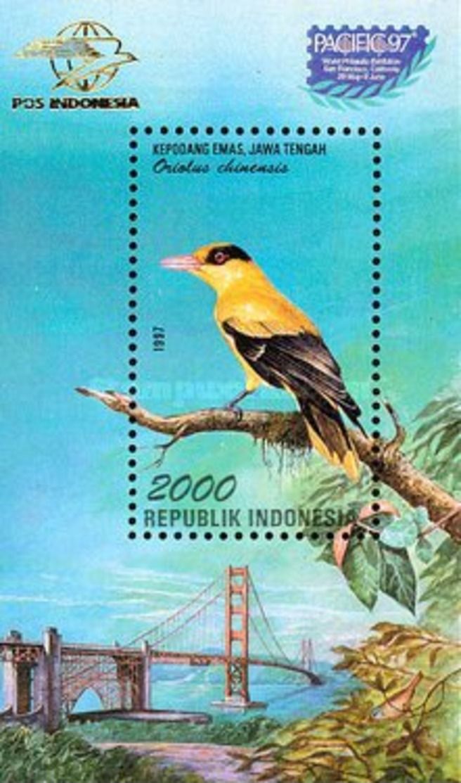 Ref #2093 Indonesia 1997 International Stamp Exhibition "Pacific '97" - San Francisco, USA - Indonesia