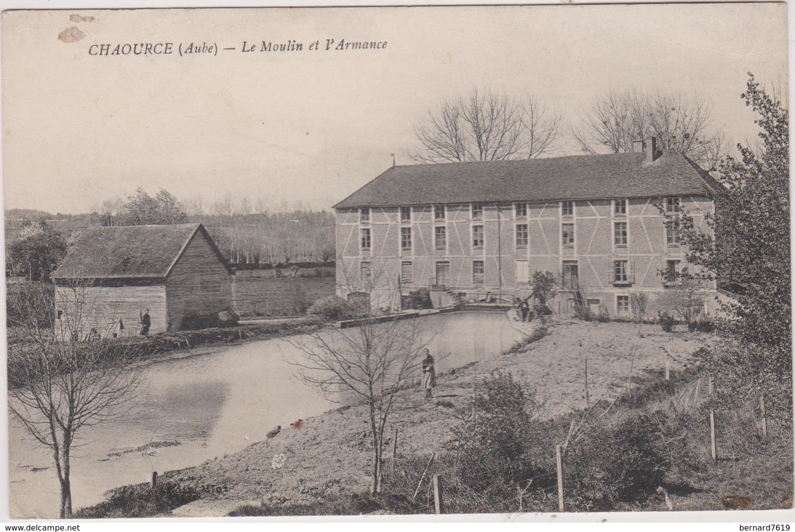 10  Chaource  Le Moulin Et L'armance - Chaource
