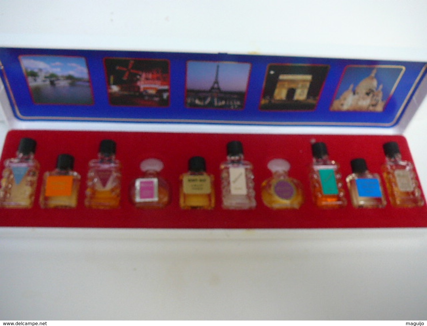 MINIATURES DE FRANCE :COFFRET 10 MINIS PLEINES EN BON ETAT   LIRE ET VOIR !! - Miniatures Womens' Fragrances (in Box)